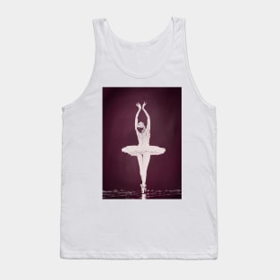 The Swan Ballerina in Tutu Tank Top